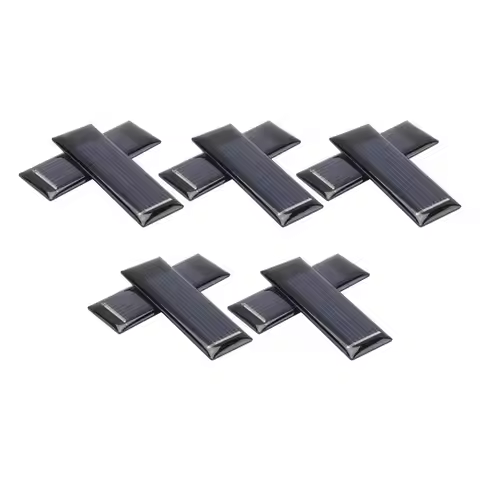 A75Q-10Pcs Mini Solar Panel New 0.5V 100Ma Solar Cells Photovoltaic Panels Module Sun Power Battery 