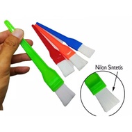 1/2 Inch Kuas Mentega Kuas Nilon Kuas Kue Kering Plastik Kuas Roti Poles Mentega Nylon Kuas Nylon Se