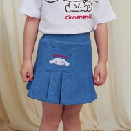 CACO-Big Ear Dog Denim Washed Skirt ‧ Parent-Child Style-Child [L3SA020]