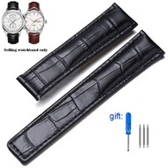 19mm 20mm 22mm Genuine Leather Strap for Tag Heuer Watch Carrera Monaco Watch Belt Black Brown Brace