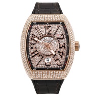 Franck Muller/Yacht Series Automatic Men's WatchV41Back Inlaid with Starry Sky 41×49mmGauge Diameter Rose Gold Back Diamond