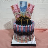 kado ultah birthday anniversary pernikahan murah | money cake kue uang