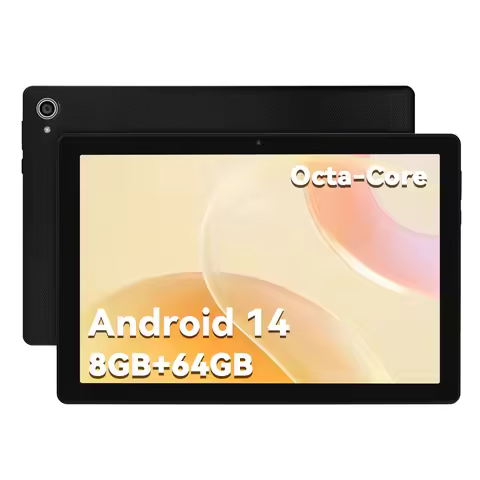 URAO C10 Tablet 10.1 Inch Android 14 Phablet 8GB(3+5) RAM 64GB ROM (1TB TF) Widevine L1 HD Octa-Core