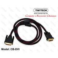 069 TINYTECH DVI 24+1 CABLE LAPTOP PC DVI TO DVI MONITOR COMPATIBLE 24+5