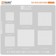 AMAOE Multi-Function Universal BGA Reballing Stencil 0.5 0.6 0.7 0.8 Parallel Hole