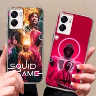 T25 Squid Game TPU Case for Realme 9i OPPO A77 A76 A57 A77S A36 A57S 2022
