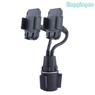 RR Car Water Cup for All Mobile Phones Black Dual-head Mobile Phone Holder