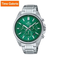 CASIO EDIFICE Stainless Steel Strap with Green Dial Men Watch EFV-650D-3AV