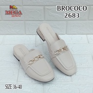 SANDAL TUTUP WANITA MODEL TERBARU MEREK BROCOCO 2683