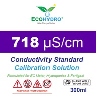 718μS/cm (25°C) 300ml Conductivity Standard Calibration Solution EC/TDS Meter Water Electrical Condu