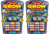 JaRu Magic Grow Capsules, (2 Packs 24 Capsules Assorted). Water Growing Animals Capsules. Great Part