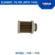 YAMAHA ELEMENT, FILTER (WITH TAG) #6D8-WS24A-00 & 6P3-WS24A-02#