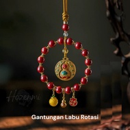 GANTUNGAN HL045 Car Door Hanging Decoration Home Pumpkin Gold Rotation Cinnabar Marron Safety Chindo