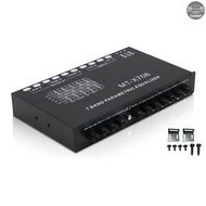 [CARM] Professional 7 Band Car Equalizer Multifunctional Car Audio EQ Tuning Crossover Amplifier Par