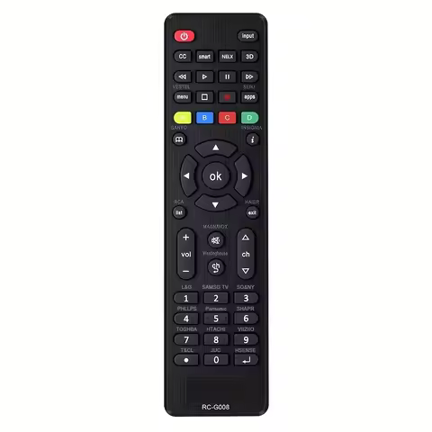 Universal TV Remote Control, Suitable for LG,Samsung,TCL,Sony, Panasonic, and Other Brand LCD/LED/3D