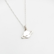 【Angel & Me】土星 行星 s925 純銀項鍊 鎖骨鍊 生日 紀念禮物