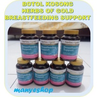 Empty Bottles - Herbs Of Gold Breastfeeding Support