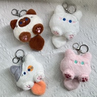 [Taiwan Ready Stock Real Shot] Round Cat Charm Animal Doll Plush Doll Plush Doll Gift Christmas Gift