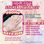 NEW CUSTOM STICKER MINIMALIST AMIYSYA