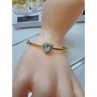 Gold plated rhodium bracelet code 2b