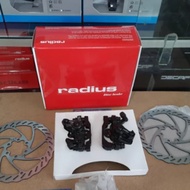 Radius Brake Caliper Plus Bicycle Rotor 160mm Mechanical Disc Brake - Radius BR CX7