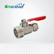 Onward Onwardeco 1/2 to 3/8 Inch Brass Feed Water Adapter Ball Valve Tap Water Filter Switch