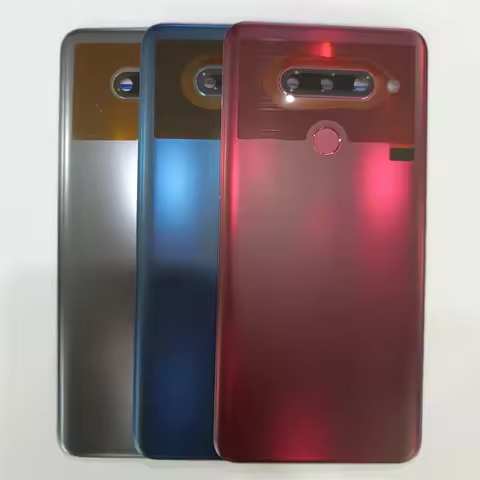 Back Battery Cover Housing For LG V40 ThinQ V405QA7 V405UA V405 Door Rear Glass Housing Case
