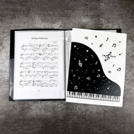 Chuyu A4/13K 不反光樂譜資料本/文件夾/檔案本/40張入(1本)