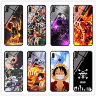 For Huawei Nova 3i/ Nova 7i Anime One Piece Luffy Zoro Tempered Glass Shockproof Personalized Hard Phone Case Casing DIY Customize