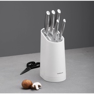 Lock&Lock Chef Collection Detachable Kitchen Knife Block Set White