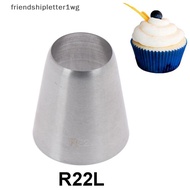 （friend） R22L Round Piping Tip Decorating Nozzle Pastry Tips Fondant Cake Pastry Tool （MY）