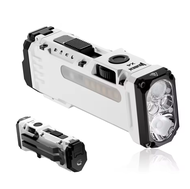 WUBEN ไฟฉาย X4 EDC แบบแบนพร้อมไฟ RGB ไฟฉายจิ๋ว1500ลูเมนพร้อมสวิตช์ยุทธวิธีและแม่เหล็กกระเป๋าแบบพกพา 