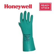 North by Honeywell North NitriGuard Plus LA132G, Safety Gloves, Chemical Resistant - 15mil Lined Nitrile Gloves - Green