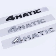 3D ABS 4 Matic Logo 4MATIC Emblem Car Trunk Bumper Badge For Mercedes Benz W246 W204 W205 W212 W213 4matic Sticker Accessories