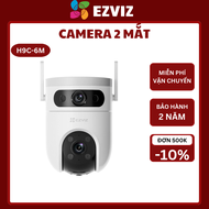 Camera Wifi 2 mắt Ezviz H9C 10M 3K 5MP+5MP tích hợp mic và loa cảnh báo chủ động phát hiện con người