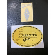 /gibson acoustic guitar brand label