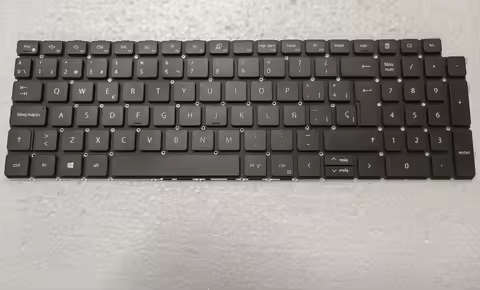 Spanish Keyboard For Dell Latitude 3520 3525 Vostro 3510 3520 5510 5515 7510 P117F P112F P107F black