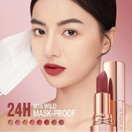 O.two.o Matte Lipstick Kissproof Lock Color Silky 24 Long-lasting Hour Makeup Waterproof Lip W0