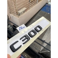 Black C300 amm embossed sticker - C300 amm car sticker - C300 amm Logo - C300 amm symbol