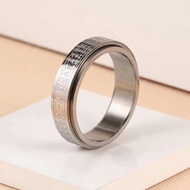 แหวนหทัยสูตร แหวน 18k แหวนสแตนเลส แหวนหฤทัยสูตร แหวนหัวใจ​พระสูตร​ แหวนหมุนได้ แหวนสแตนเลส แหวนสีทอง แหวนผู้ชาย แหวนผู้หญิง แหวนคู่
