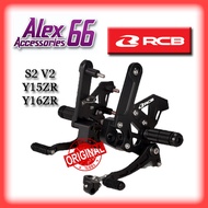 RCB Racing Boy Original Footrest Single Set S2 V2 Yamaha Y16 / Y15 / Y16ZR / Y15ZR RS150 RSX Sonic G