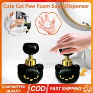 2PCS Cute Cat Paw Foam Soaps Dispenser,Adorable Refillable Hand Soaps Container,for Household Hotel 