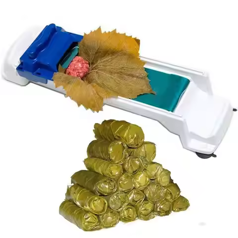 1pc White and Bule Vegetable Meat Rolling Machine Stuffed Grape Leaf Meat Roller Wrapping Cabbage Me