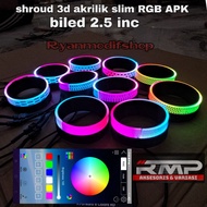 Shroud biled slim 3d acrylic rgb app