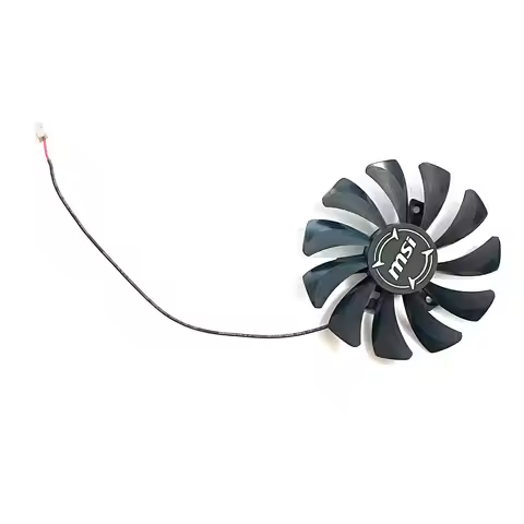 75MM 2Pin HA8010H12F-Z GTX 1030 Fan For MSI Geforce GTX 750Ti 750 N740 GTX730 GTX740 R7 250 Graphic 
