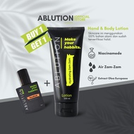 Ablution Parfum Raudhah / Tapputi + Lotion Zam Zam 100ml | Paket Wangi dan Melembapkan Pria Wanita |