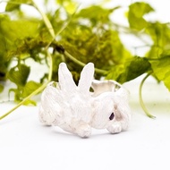 DECOvienya 迪克維尼亞 DE-047W 嬉戲兔戒指 白色