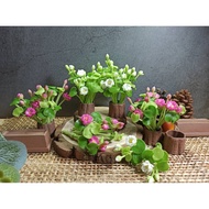 Lotus Miniature Clay Flowers Lotus Flower Bouquet Bunga Bouquet