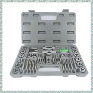 (DMHX) 40 in 1 Tap and Die Set M3-M12 Male Thread Screw Threading Tool Kit Alloy Steel Female Mechan