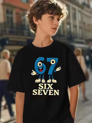 Summer 2026 T-Shirt for Kids, Teal Color, with Funny Video Game Meme Design, for Parents and Childre